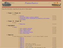 Tablet Screenshot of panzerbasics.com
